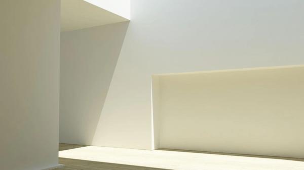 clean and minimalist white building